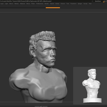 Arnold Schwarzenegger 3d print model - Mito3D