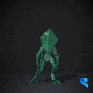 arquillian & articulated alien home decor 3d print model - Mito3D