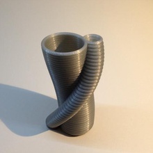 bekleidet tube vase 1 home 3d print model - Mito3D