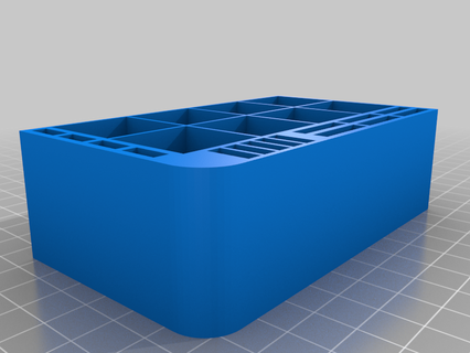 arris motorola internal 2 way organizer Tools catv pad box pads tool holders boxes containers organization storage 3d print model - Mito3D
