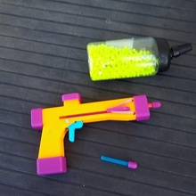 seta para a bola de pistola jogo arma faixa borracha contas setas 3d print model - Mito3D