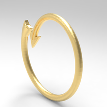 freccia anello gioielli sla 3d print model - Mito3D