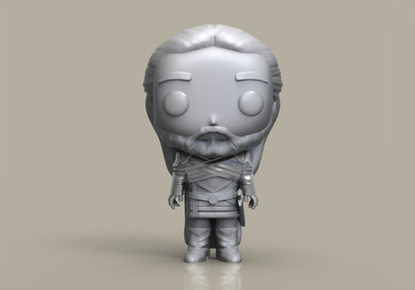 gordo cargyll funko popular versión personalizado figura 3d modelo stl 3d print model - Mito3D