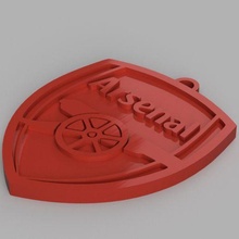 arsenal logo decoration keychain chelsea united england city emblem tottenham art london spurs 3d print model - Mito3D