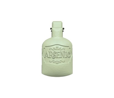 arsenik şişe stl dosya 3d baskı lazer cnc yönlendirici yazdırılabilir model indir banyo bomba sabun düz geri vakum şekillendirme kalıp yapımı silikon yapım mıknatısı 3d print model - Mito3D