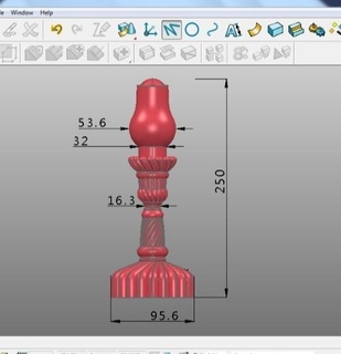 art candle holder silicon mold 3d print model - Mito3D