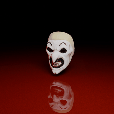 kunst clown schrecken maske ventilator terror dekoration sammlung 3d print model - Mito3D