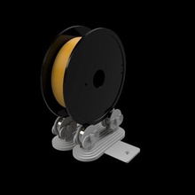 art-deco-verstellbarer Spulenhalter ikea-Mangel-Gehäuse tool art nouveau f3d ikea hack 3d-Drucker Zubehör 3d print model - Mito3D