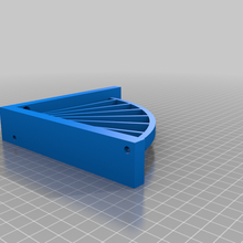 art deco style shelf 2 bracket support decor 3d print model - Mito3D