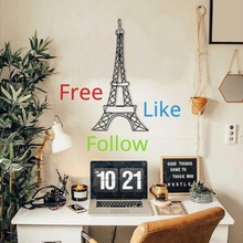 arte Eiffel torre livre modelo amar palavra parede cor decoração namorados Paris 3d print model - Mito3D