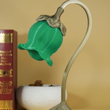 Jugendstil-lotus-Lampe home 3d print model - Mito3D