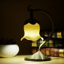Jugendstil-lotus-Lampe 2 home 3d print model - Mito3D