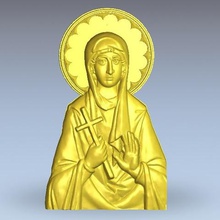 arte religioso, virgen 3d print model - Mito3D