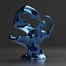 arte vaso interior decoração 3d print model - Mito3D