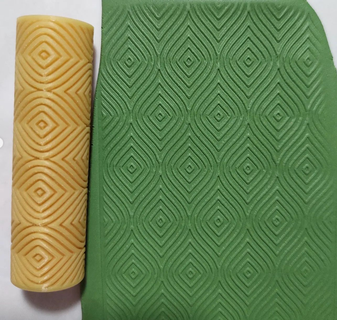 art Deco rolo PIN polímero argila textura estampagem gravar relevo debosse joalheria ferramenta brincos 3d print model - Mito3D