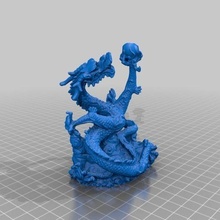 artec dragon quality scan 3d print model - Mito3D
