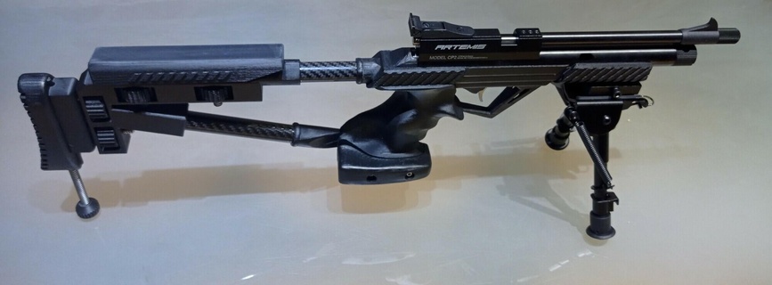 artemis cp2 stock Various airgun gun rifle 3d print model - Mito3D