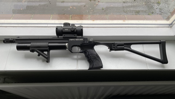 Artemis pp700s angular foregrip pcp ar rifle 3d print model - Mito3D