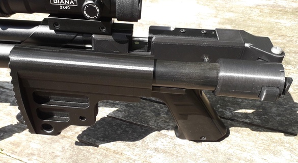 artemis snowpeak spa pp750 folding stock adapter pcp airgun 3d print model - Mito3D