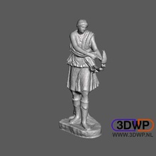 artemis statue 3d scan art 123d 123dcatch catch ancient greek mythology sculpture meshmixer museum roman scans replicas 3d print model - Mito3D