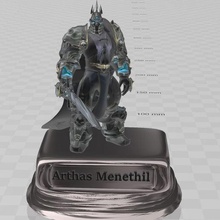arthas lich king prince world war craft wow game http bitly 34ypigs 3d print model - Mito3D