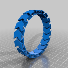 arthur customized flex bracelet customizer jewelry bracelets 3d print model - Mito3D
