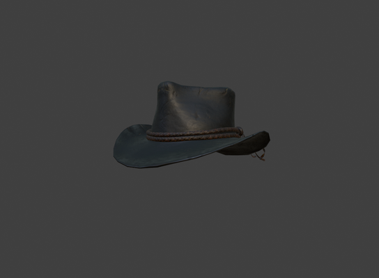 arthur morgan chapeau rouge morte rachat 2 jeu van der linde néerlandais osée john marston 3d print model - Mito3D