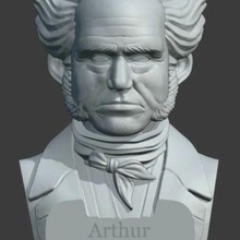Arthur schopenhauer 3d print model - Mito3D