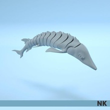 ifade mersin balığı 3d print model - Mito3D