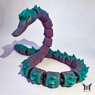 mafsallı hayvan 3 Yiixpe esnek figürinler Ejderha oyuncak dekorasyon kafatası yeni Şirin kültler 3d print model - Mito3D