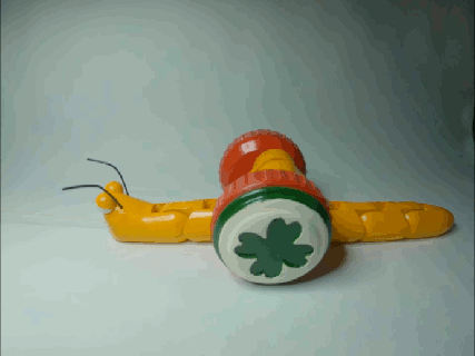articolato bruco ruote giocattolo verme rotelle 3d print model - Mito3D