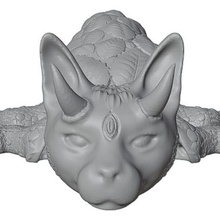 articulado quimera gato juego impresión sitio juguete fácil flexible 3d print model - Mito3D