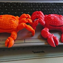 artikuliert Krabbe glücklich 3d print model - Mito3D
