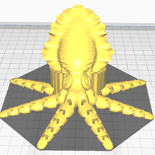 articulado calamar juego pulpo juguete 3d print model - Mito3D