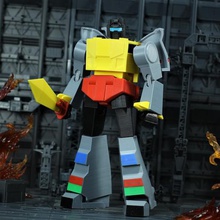 articulado dinoking grimlock apoyo optimus prime transformadores autobots robot juguete 3d print model - Mito3D