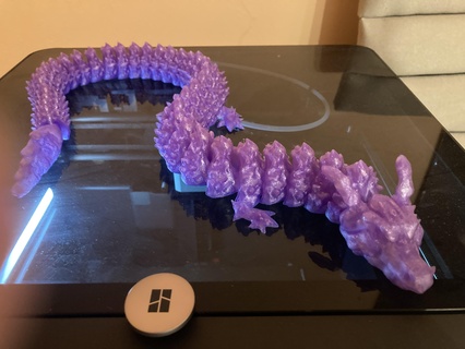 articulated dragon Game toy 3d print model - Mito3D