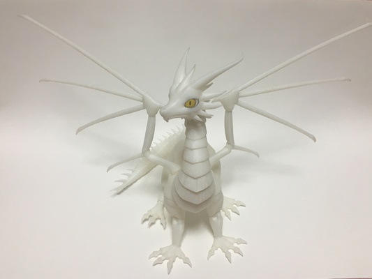 articulado dragão cultos 3d print model - Mito3D