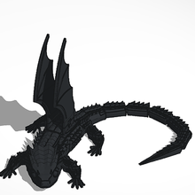 articulated dragon 3d print model - Mito3D