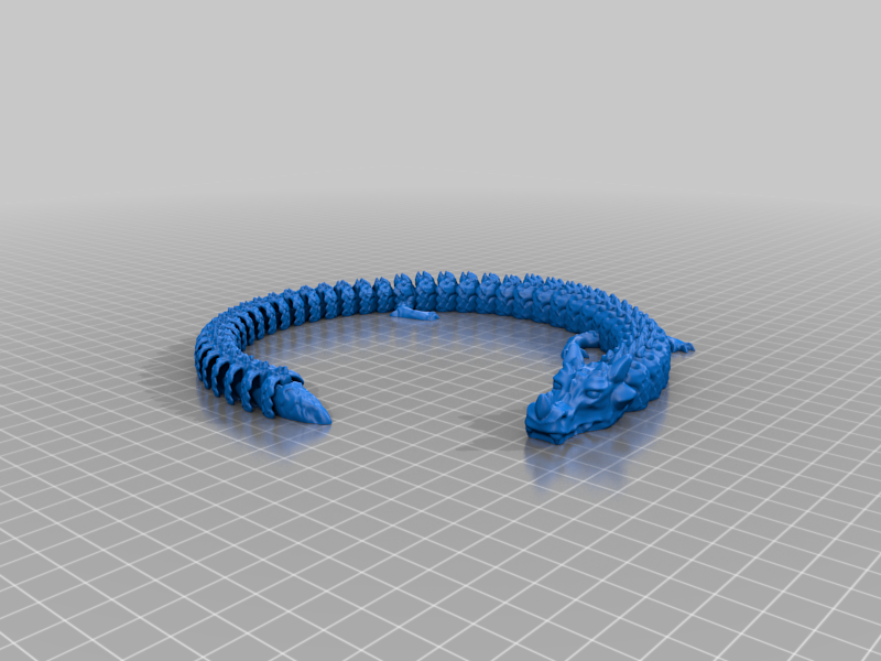 articulé dragon Jeu enfants 3D print model - Mito3D