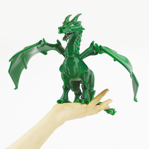 articulated dragon mouth game braq jointed 3D print model - Mito3D