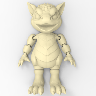articulated dragon v3 v3 bis  3d print model - Mito3D