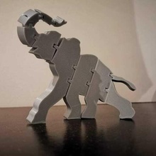 articolato elefante flessibile mobile 3d print model - Mito3D