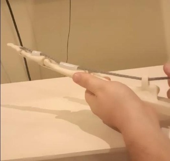 artikuliert Finger tief Beuger Riemenscheiben Rolle Mittelhandknochen Phalanx Sehne 3d print model - Mito3D