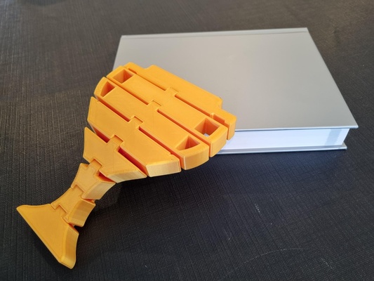 artikuliert flexi trophäe spiel artikulieren flexibel spielzeug mechanisch zappeln 3d print model - Mito3D