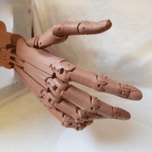 articulated hand game model robots 3d print model - Mito3D