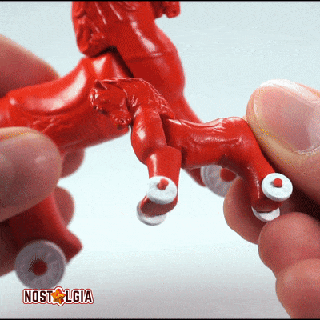 artikuliert Pferd Räder Jahrgang Miniatur Spielzeug ussr Sowjet Wagen Kinder retro 3d print model - Mito3D