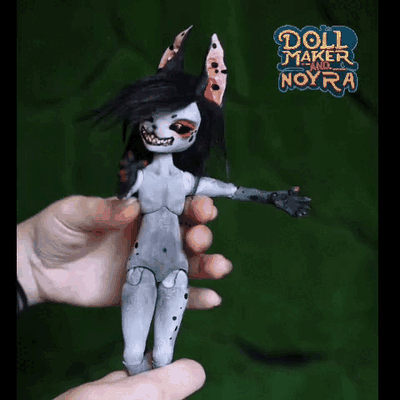 articulado kemono peludo kigurumi brinquedo senhor escuro kig boneca bjd impressão on colocar açao figura 3d print model - Mito3D