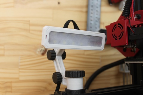 articulado LED Encendiendo lámpara 3d print model - Mito3D