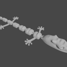 articulado lagarto 3d print model - Mito3D