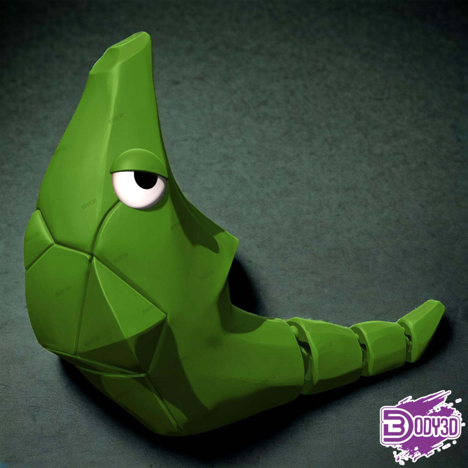 articolato metapod animale anime serpente flessibile giocattolo fantasia giappone fan arte art jouet jeu gioco drago 3D print model - Mito3D